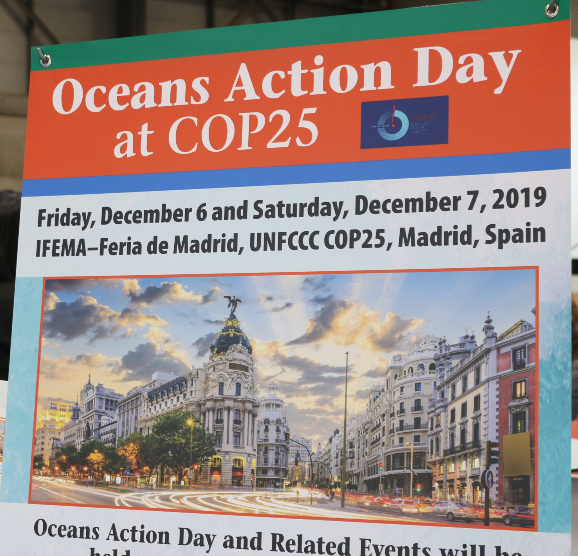 Oceans Action Dayの案内写真