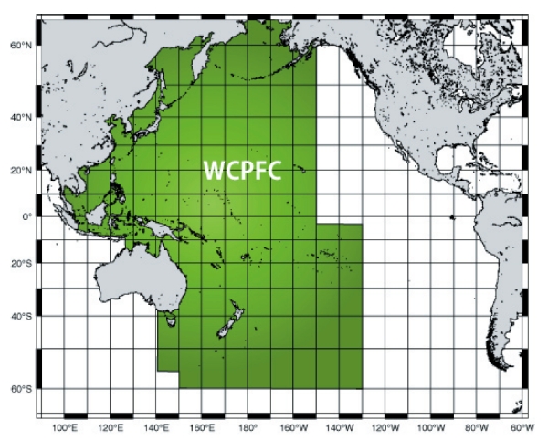 ■図1 WCPFCの管理対象水域