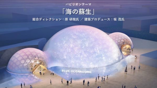 ■図1 パビリオン「BLUE OCEAN DOME」