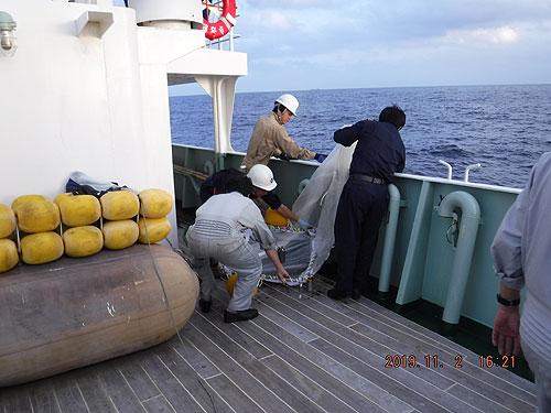 実習船「愛知丸」による海洋漂流ごみに関する海洋環境調査・研究
