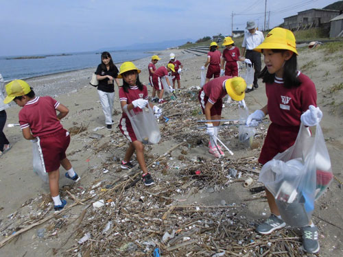 みつめなおそう　安田の海　つたえつづけよう　海の宝