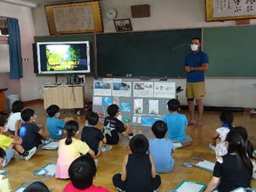 山から海へ水でつながる学習（上高地、梓川から海へ）