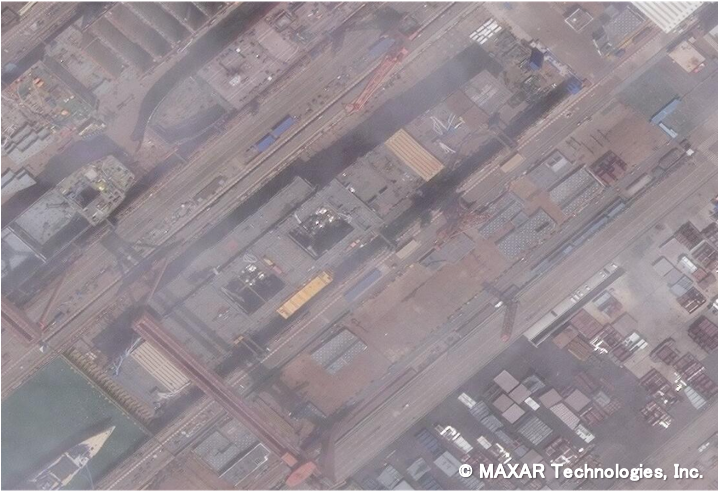 Image 4  May 7, 2021  Type 003 aircraft carrier under construction<br>(Shanghai Jiangnan Shipyard)