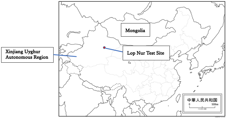 Diagram 1: Lop Nur Nuclear Test Site