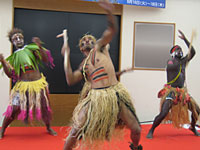 The performance by Papua New Guinea